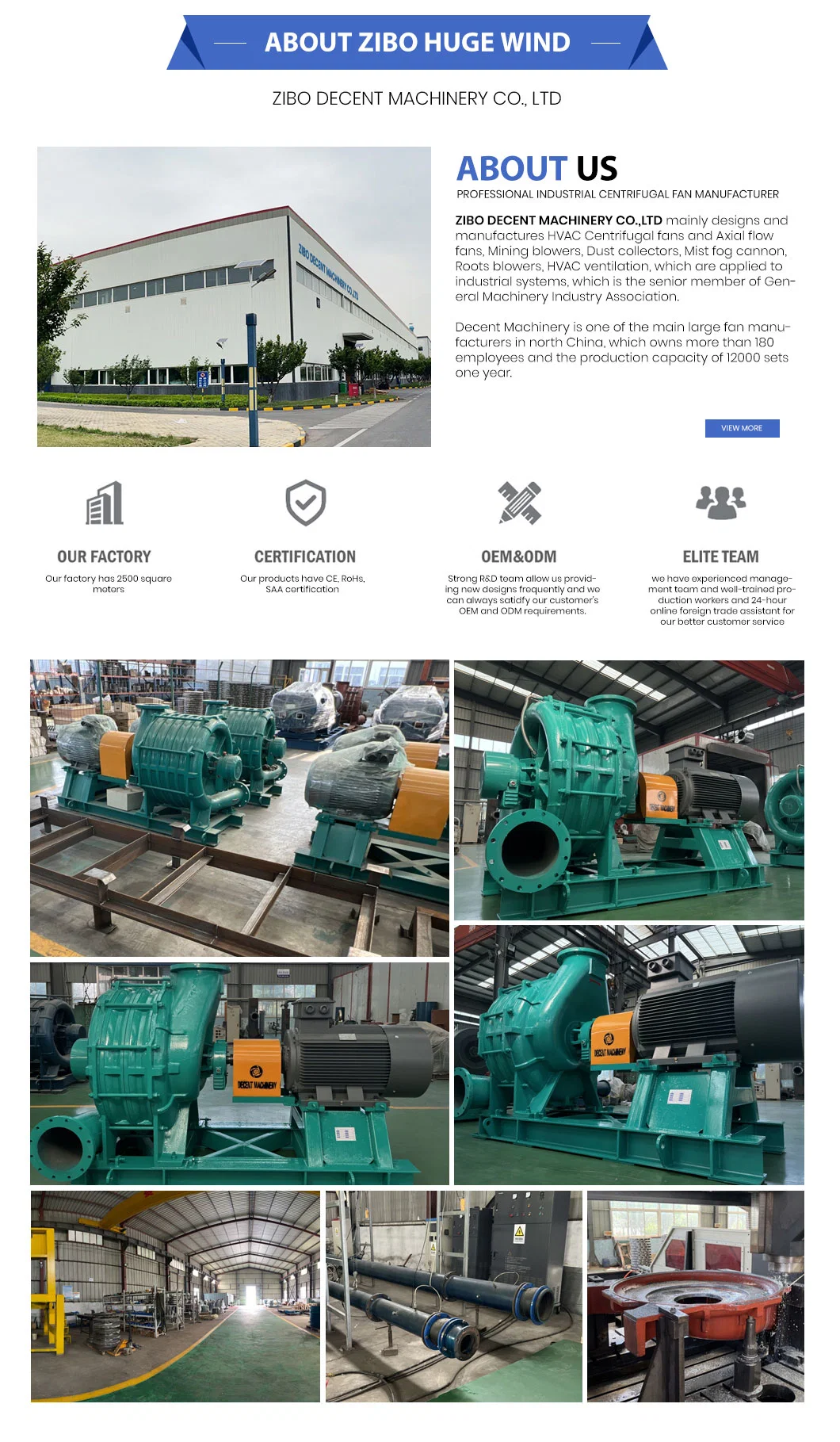 Multi Stage Centrifugal Blower